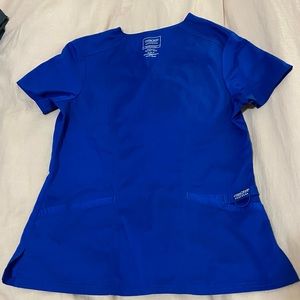 Cherokee Scrubs Workwear Revolution V Neck Top WW710 Royal blue